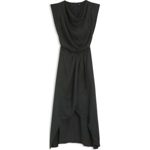 BOSSvoor vrouwen. 50553517 Dratty jurk donkergrijs (36), Casual, Synthetisch, Mouwloos / spaghettibandjes