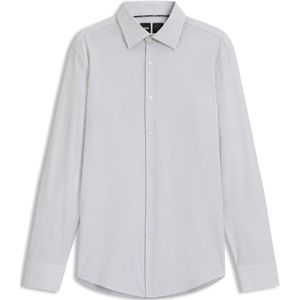 BOSS - Slim-fit Overhemd - Gestreept - Hoogwaardig Stretchmateriaal
