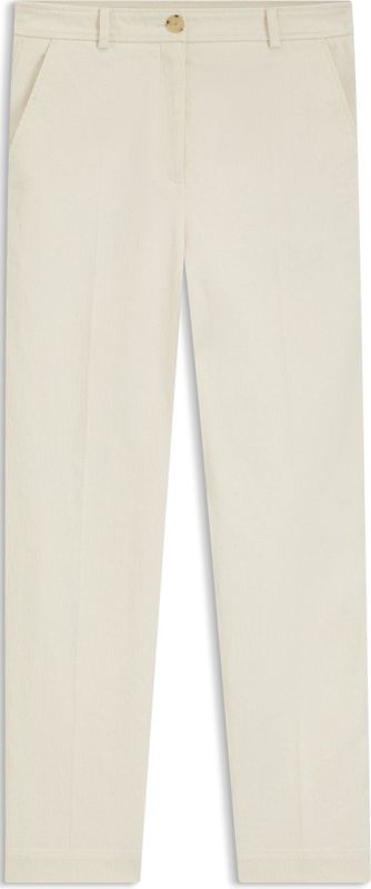 Regular-fit corduroy broek van katoenmix