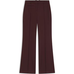 Regular-fit broek van scheerwollen twill