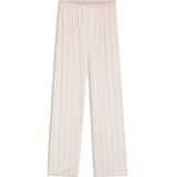 Gestreepte pyjamabroek met logodetail