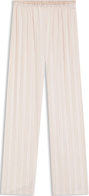 Gestreepte pyjamabroek met logodetail