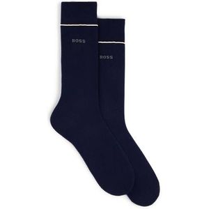 Twee paar sokken in standaardlengte van hoogwaardig stretchmateriaal