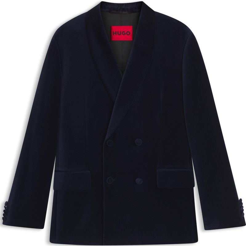 Regular fit colbert van katoenfluweel, model 'KARLO254E1X'