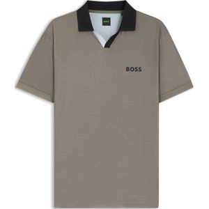 BOSS - Polo Palle Toc - Bruin - Sportshirt - Korte Mouwen - Casual - Tennis/Padel