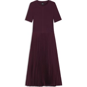 BOSS - FADRIDI - Midi-jurk - Nauwsluitend - Effen - Korte Mouwen