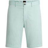 BOSS - Slim-fit Shorts - Katoenen Twill - Met Stretch
