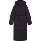 BOSS - Lange Gewatteerde Mantel - Regular Fit - Met Metallic Riemdetail