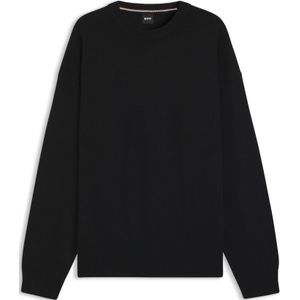 Relaxed-fit trui van scheerwol