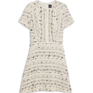 BOSS Jurk 'Datarni1'  lichtbeige / zwart