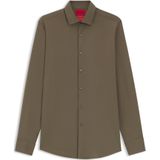 Slim-fit overhemd van stretchtwill