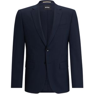 BOSS - Slim-fit Colbert - Scheerwol - Stretch