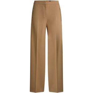 Regular-fit broek van stretchmateriaal met ritszakken