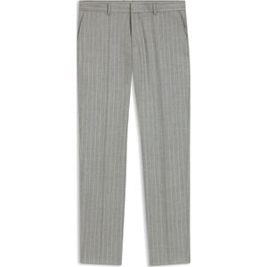 BOSS - Pantalon - Scheerwol - Met Strepen