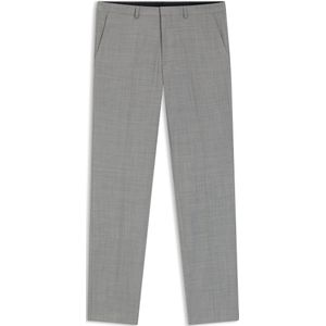 HUGO - HESTEN - Slim Fit Pantalon - Gemêleerd - Wolmix