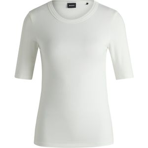 BOSS - T-shirt - Zwart - Modalmix - Duurzaam