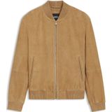 Hugo, Heren, Jassen, Beige, Maat: M Leer,