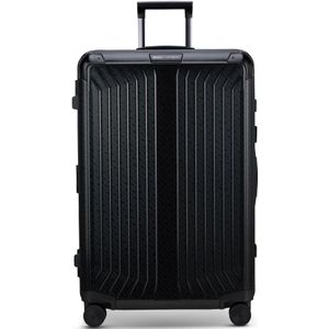 BOSS | Samsonite-koffer van geanodiseerd aluminium met monogrammen, voor ruimbagage