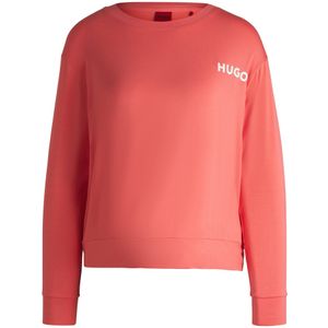 Relaxed-fit pyjamatop van stretchjersey met logoprint