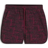 Zwemshort met afgeronde zoom en seizoensprint