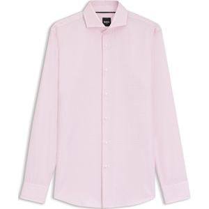 Slim-fit overhemd van katoenen twill met microdessin