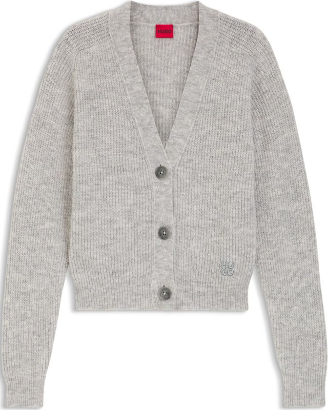 HUGO - Vesten - Relaxed-fit - Met Tweedelig Logostiksel