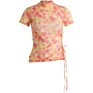 Hugo - Dastoria T-shirt - Zwart - Polyester - Korte Mouwen