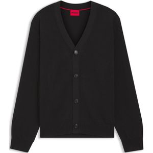 Katoenen vest met gebreide structuur