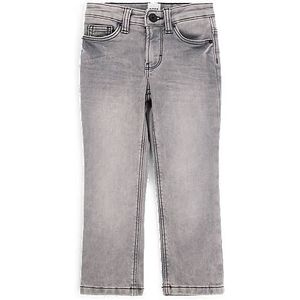 Regular-fit jeans voor kinderen van grijs, gebreid denim