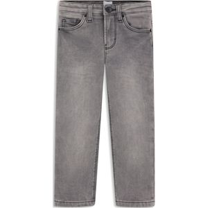 Regular-fit jeans voor kinderen van grijs gebreid denim