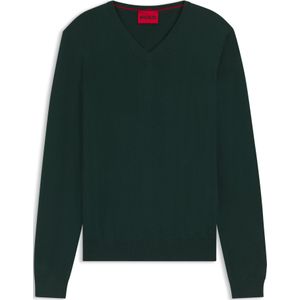 HUGO - Gebreide Trui - V-hals - Merinowol