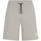 Regular-fit shorts van katoenen badstof met logolabel