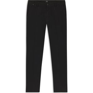 Modern-fit twill broek van stretchkatoen
