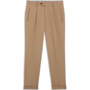 Relaxed-fit twill broek van katoenmix