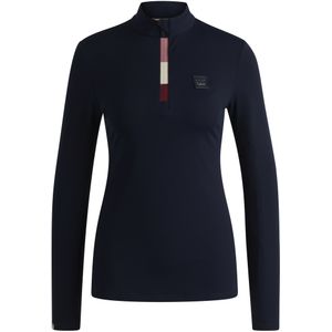 Slim-fit trainingsshirt van superelastisch materiaal voor ruiters