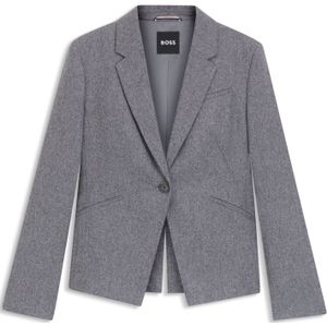 BOSS - Slim-fit Blazer - Zacht Flanel