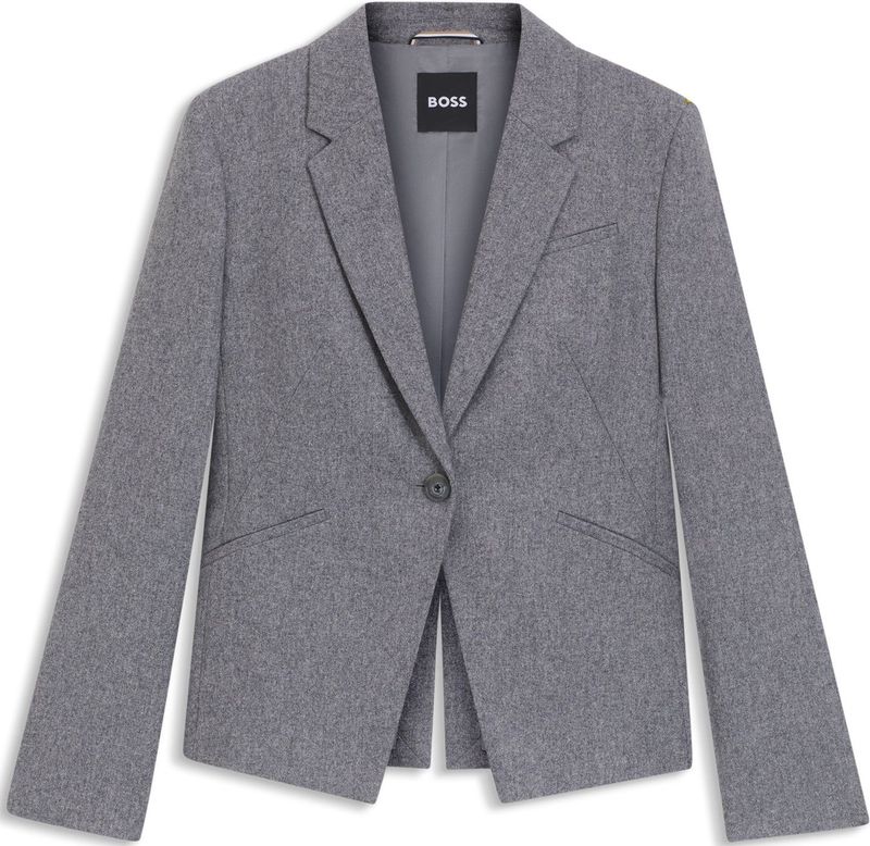 BOSS - Slim-fit Blazer - Zacht Flanel