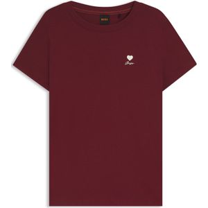 BOSS - T-shirt - Wit - Katoen - Artwork