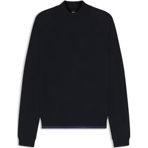 Trui van een wolmix met hoge halslijn