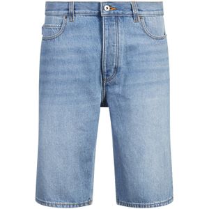 Hugo - Skate 01 - Korte Jeans - Stonewash - Rechte Pasvorm