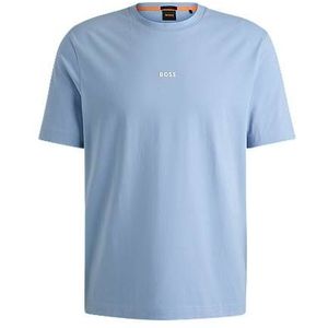Relaxed-fit T-shirt van stretchkatoen met logoprint