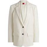 HUGO - Oversized-fit Blazer - Linnenmix