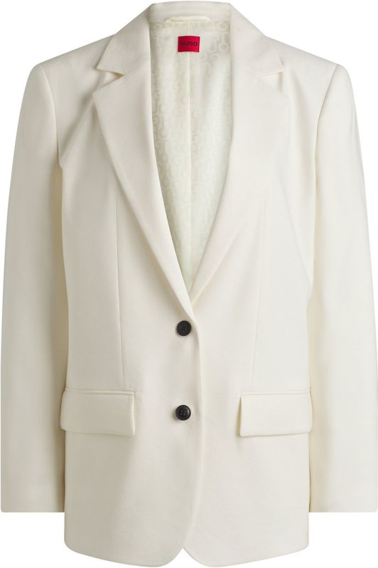 HUGO - Oversized-fit Blazer - Linnenmix