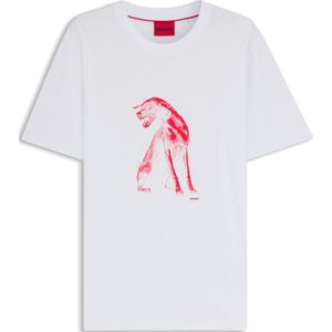 Hugo - Didug 10258299 - T-shirt - Katoen - Regular Fit