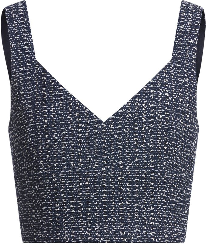 Maatwerktop van tweekleurig gehaakt tweed