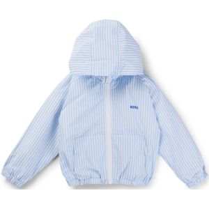 BOSS - Regenjas - Met Capuchon - Voor Kinderen - Gestreept Dessin