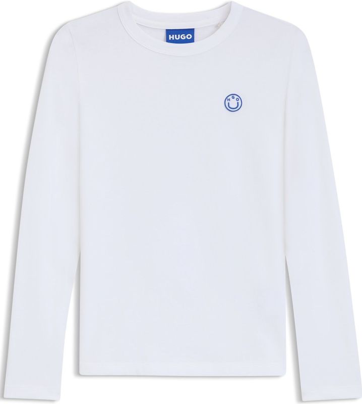 HUGO - Daliria - T-shirt - Blauw - Katoen