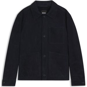 Regular-fit jas van nappalan suède