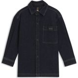 BOSS Kidswear - Denim Overhemd - Katoenmix - Met Borstzak