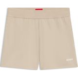 HUGO Womenswear - Regular-fit Loungeshorts - Korte Broek - Blauw - Stretchjersey